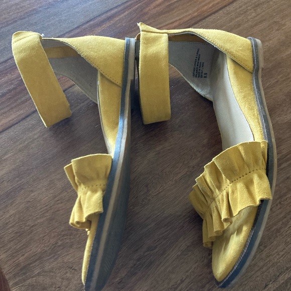 Seychelles sunny yellow suede sandals - Picture 2 of 6
